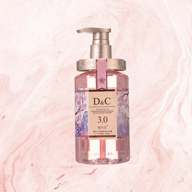 Sakura shampoo, conditioner and shower gel 3-in-1 wash kit with three 500ml bottles
