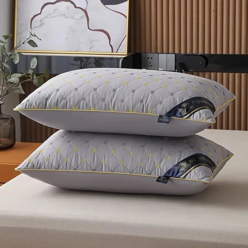 Polyester fibre pillow showing colour options and multiple fill weight selections