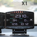 X1 automotive multi-function OBD instrument with LED display and metal construction