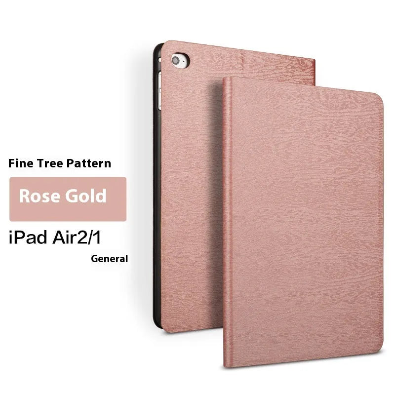 Universal imitation leather iPad protective cover with sleep bracket in sapphire blue and black colours