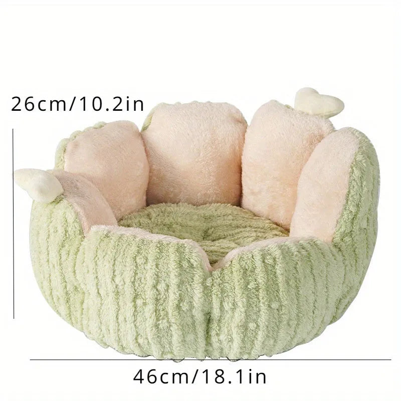 Purple cactus-shaped cat litter kennel with removable base, measuring 60x35cm