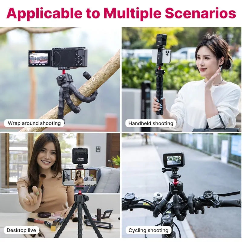 Photography and video VLOG suite with tripod in 2985 set colour configuration