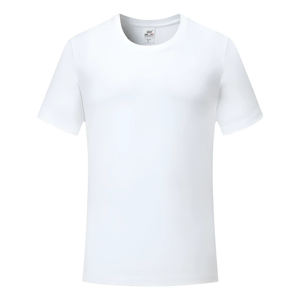 Cotton round neck T-shirt overalls loose pullover short sleeve solid colour for women