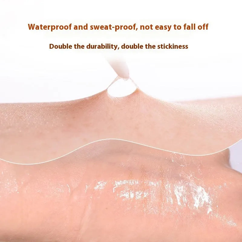Double eyelid stickers invisible natural lace adhesive strips in Crescent and Olive shapes 120 count