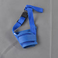 Adjustable plastic dog muzzle in various colours and sizes for biting and barking control