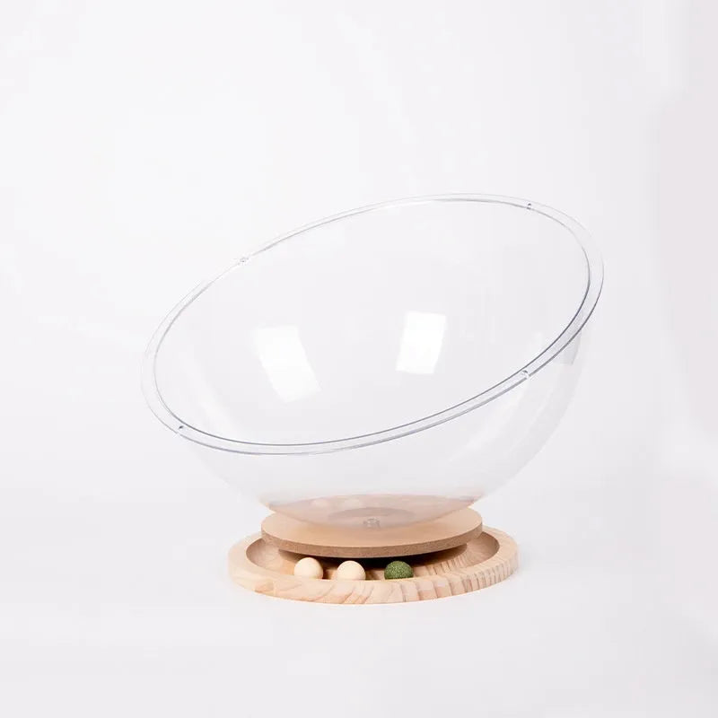 Transparent acrylic Cat Space Capsule Bathtub pet bed available in multiple sizes