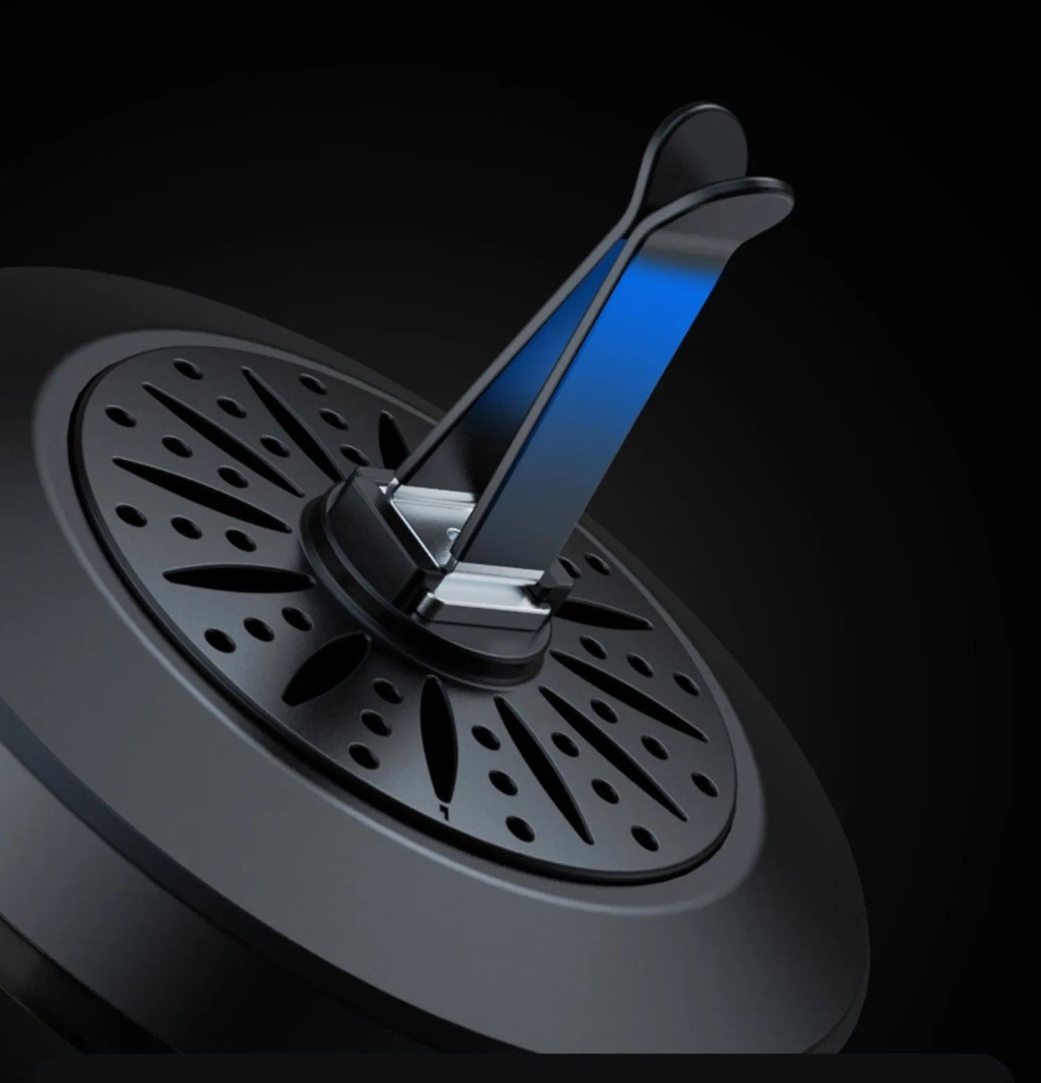 3D pickup RGB voice-controlled car atmosphere light with air vent aromatherapy function