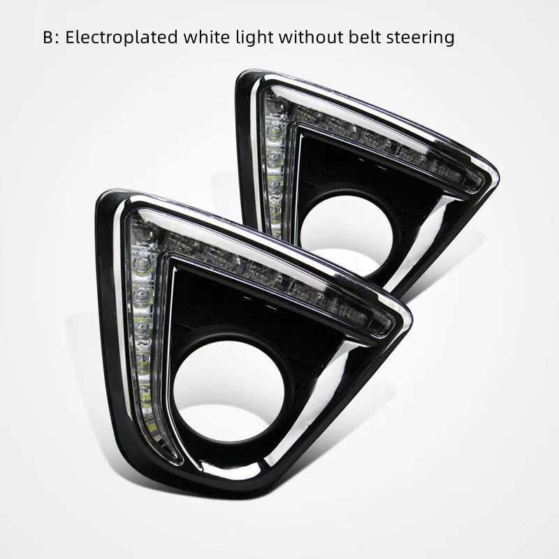 Mazda CX-5 LED daytime running lights with electroplated white finish and turning yellow light options