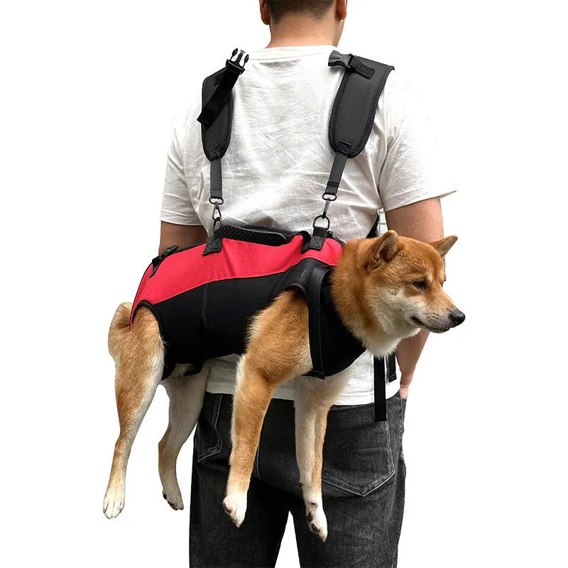 Multifunctional airborne outdoor walking stretcher pet backpack in Oxford cloth with 50L capacity