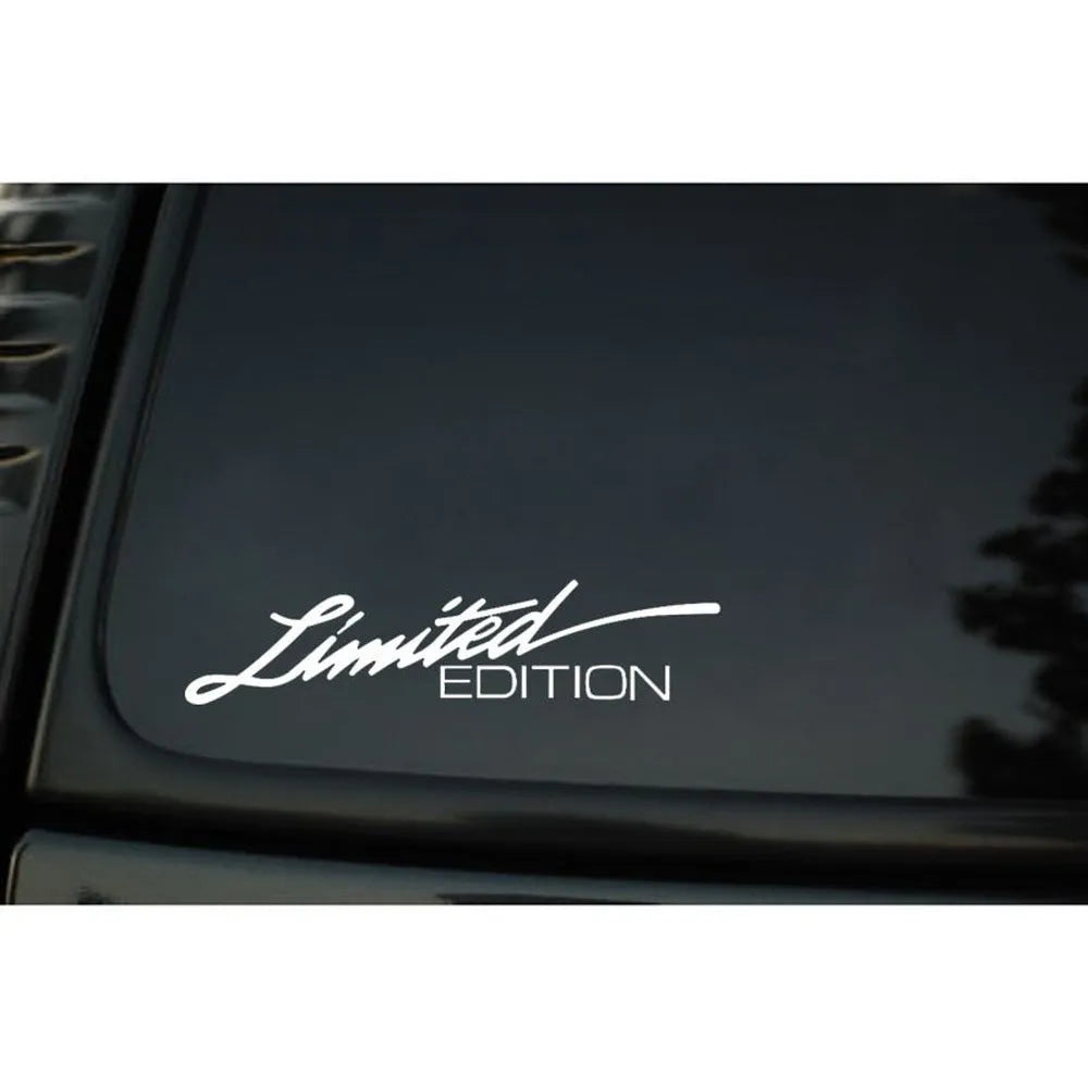 Reflective British style bumper sticker measuring 16cm by 3.8cm in plastic material
