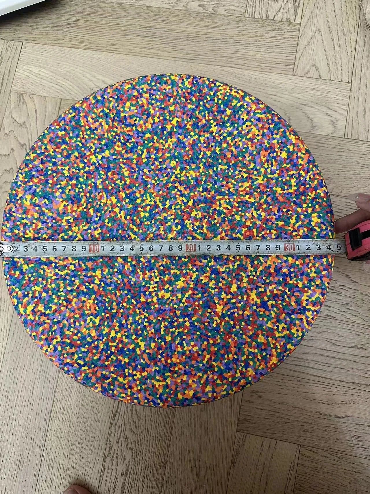 Children's plastic surf balance board in mixed colour wood pattern for 4-6 year olds