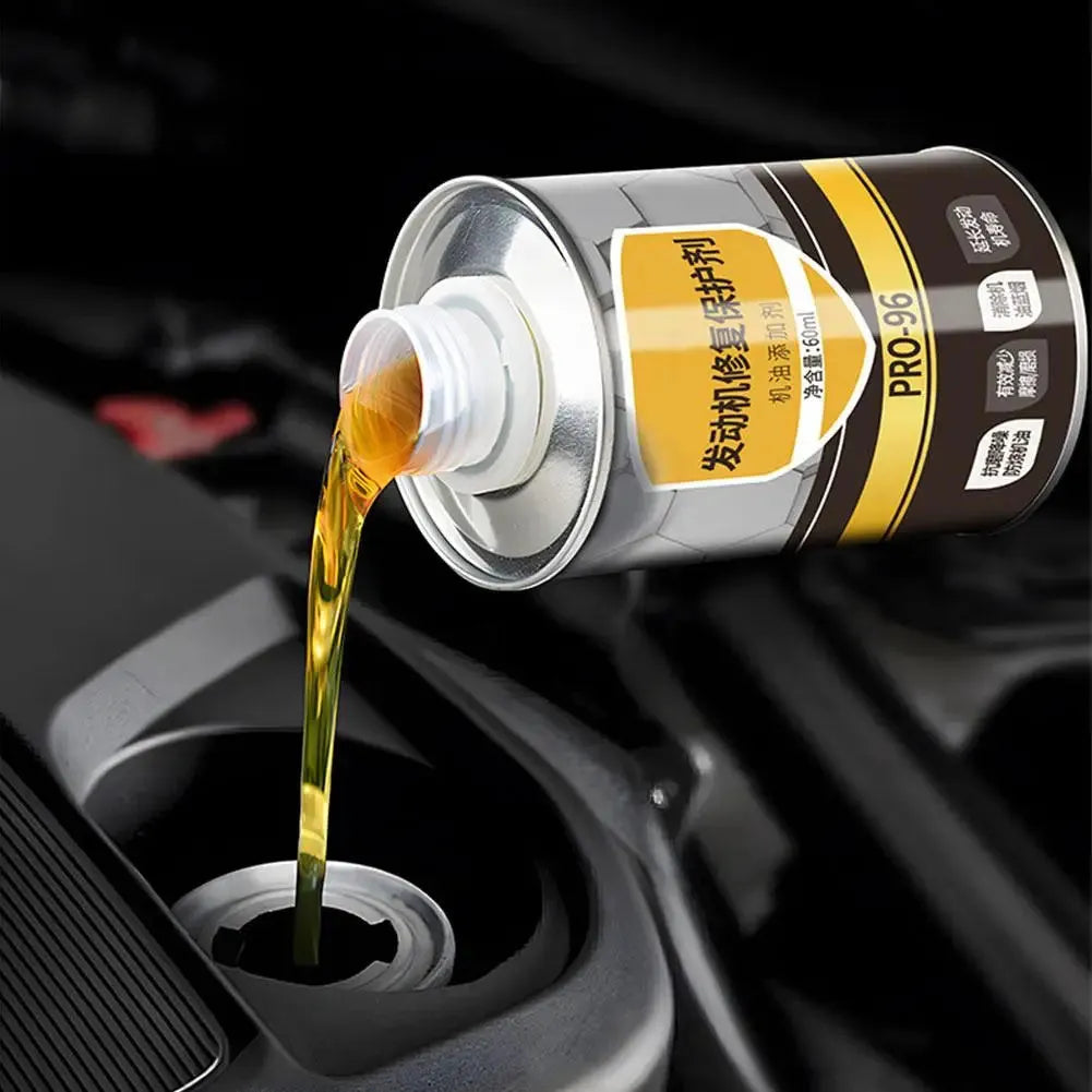 60ml engine oil anti-wear additive in white cap container for automobile engines