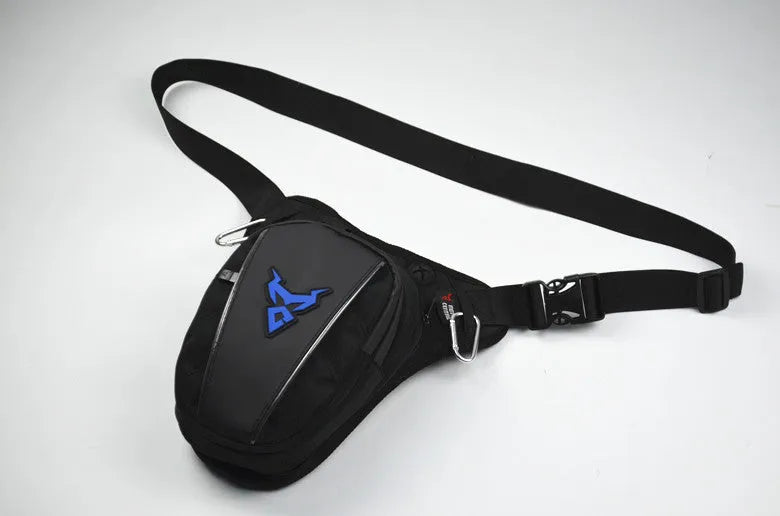 Motorcycle crossbody leg bag in 1200D Oxford cloth with 29cm dimensions