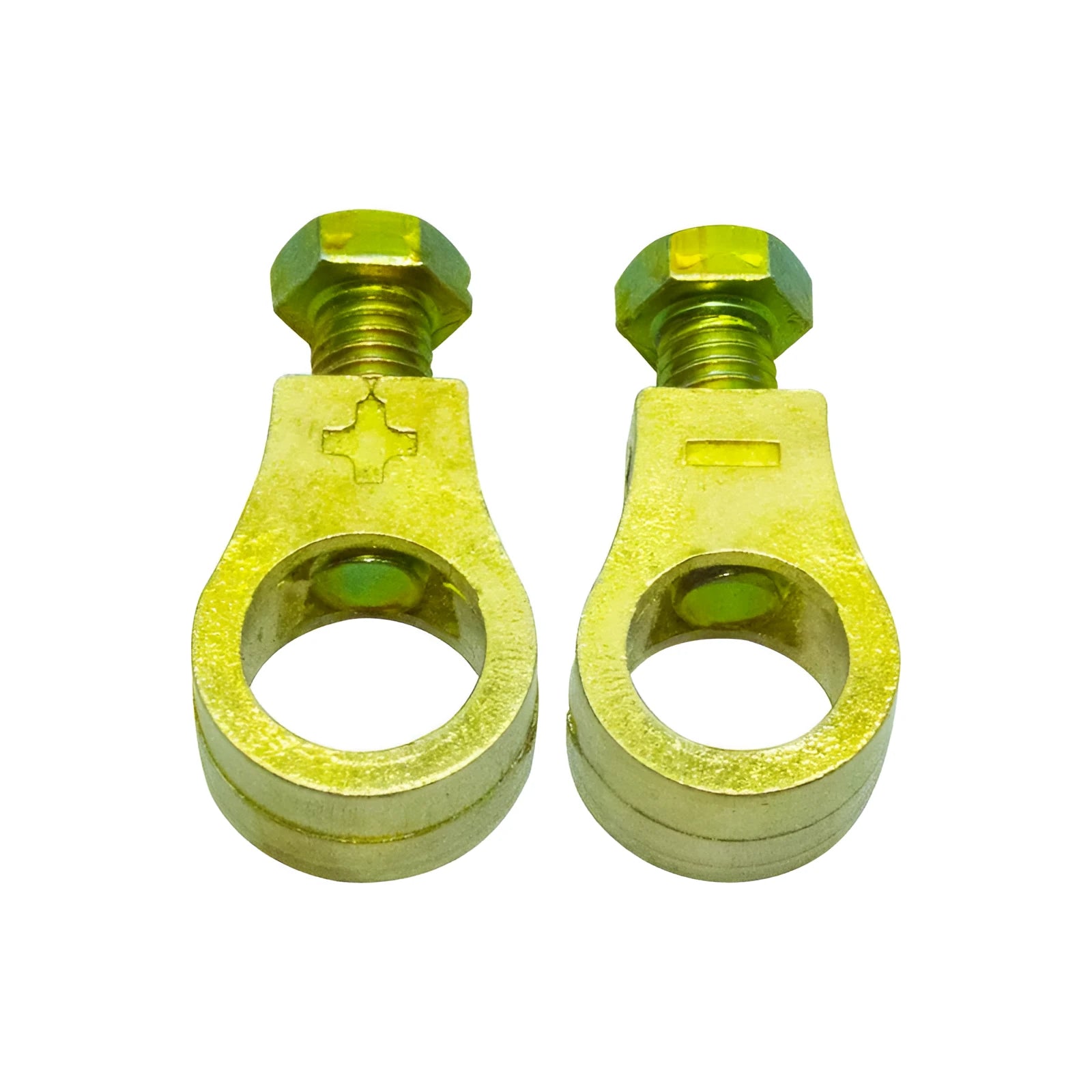 Pure copper car battery clamp with patented design for terminal connection.