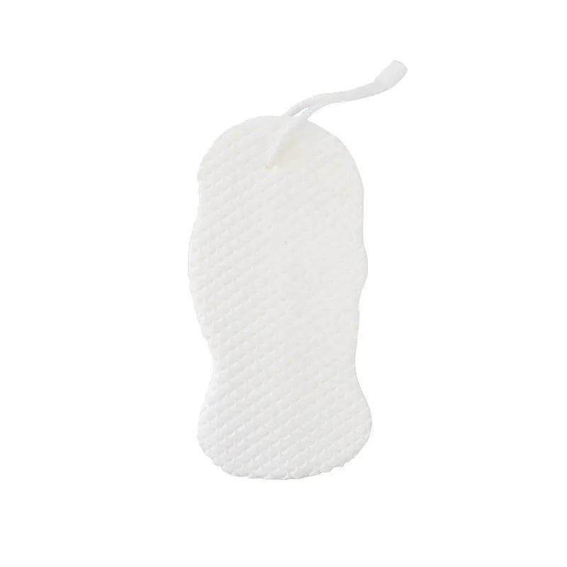 3D fish scale pattern bath sponge ball in white, grey, pink, and light blue colours