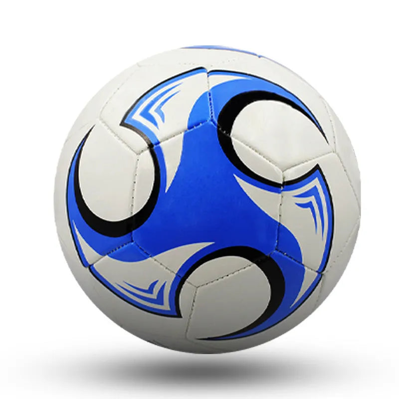 PVC machine-sewn training football in multiple sizes and colour designs including Red Dragon Roll and Tornado patterns