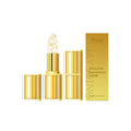 Gold foil discoloration nourishing lipstick tube showing 3.5g net content and vitamin E ingredients