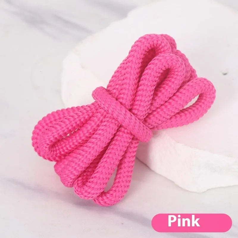 Oval shoelace adapter rope showing 1.0cm width and multiple colour options including black, pink, and lake blue