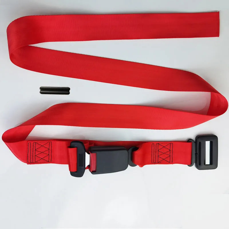 Maternity seat belt adjuster with ABS buckle for pregnant women, 175 cm adjustable polyester strap