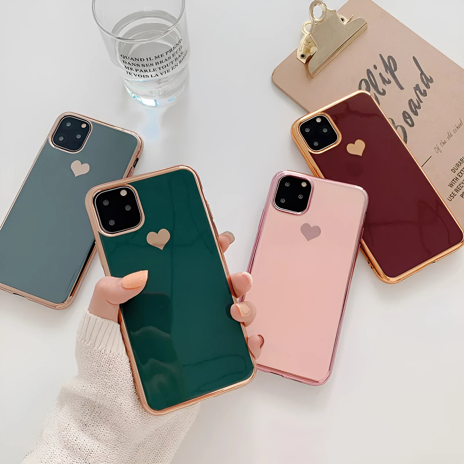 TPU phone case in solid colour for iPhone models 6 through 11 Pro Max