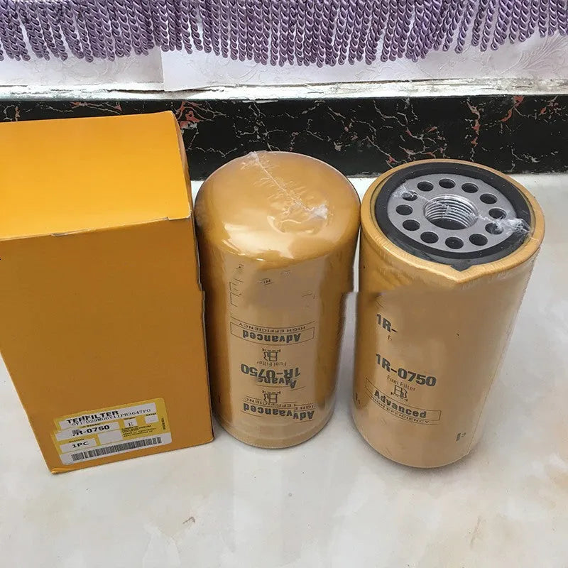 1R-0750 specification fuel filter element with filter paper construction