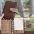 A7 loose-leaf watercolour sketchbook shown in one of five colour options: green, brown, yellow, coffee, or dark green.