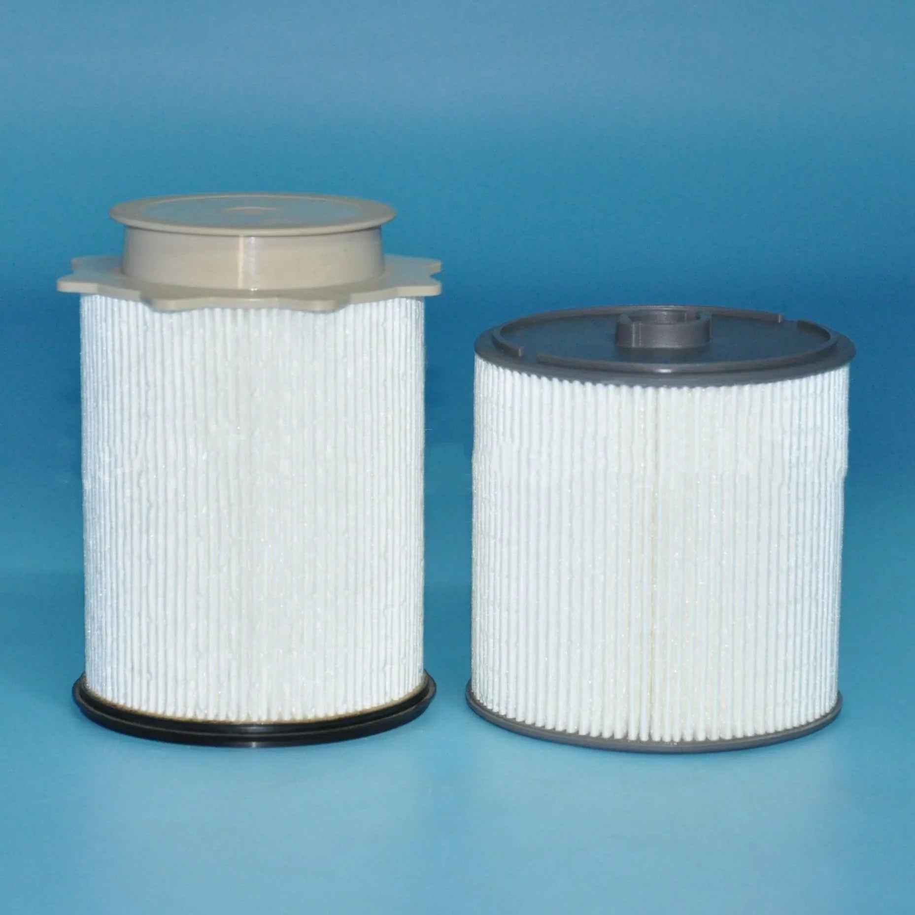 RAM 1500-5500 fuel filter kit with white housing showing filter element and sealing ring