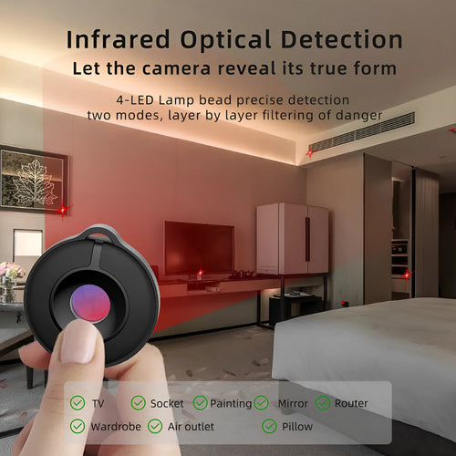 S600 infrared camera detector with compact design for hidden surveillance detection