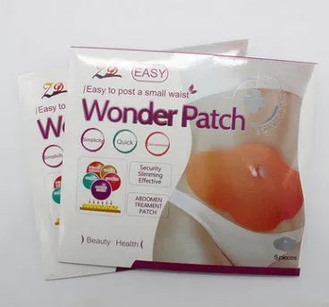 Box of five non-woven fabric Wonder Slim Patches measuring 31.5 x 19.4 cm for body contouring