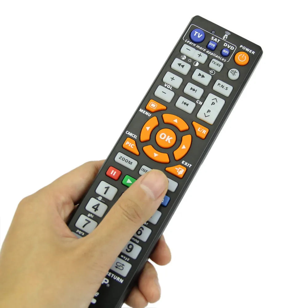 L336 black learning remote control for audio accessories with full key programming