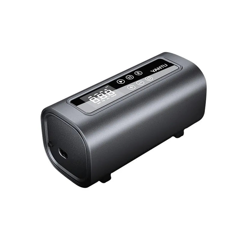 Wireless portable electric car tyre inflator with digital display and long hose