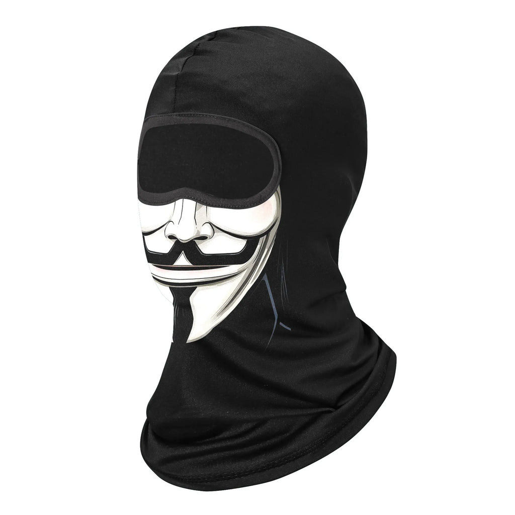 Motorcycle skull ice silk windproof sunscreen face mask in NK colour option