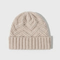 Wool women's knitted winter hat with dome crown in six colour options