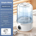 White portable USB-powered mini washing machine with 13.5cm width measurement