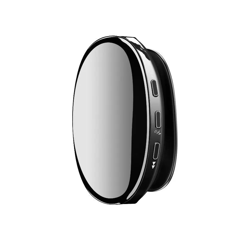 Black, blue, or rose gold portable Bluetooth MP4 music player with OLED screen and push buttons.