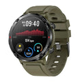 T30 Smart Watch with black silicone strap showing time display on 52mm screen.