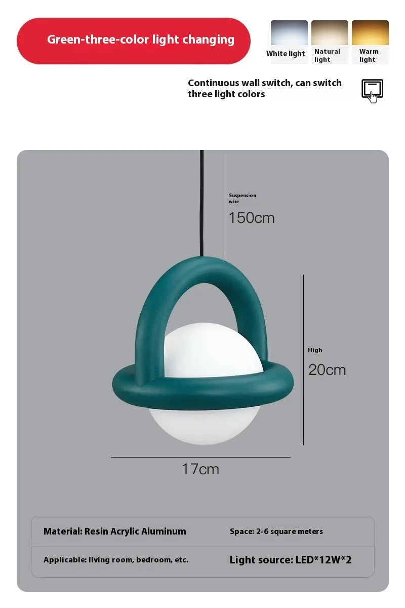 Nordic style hanging line pendant lamp in matte finish with variable lighting options
