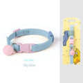 Small dog polyester elastic pet collar in multiple colours with 22-32 cm adjustable length