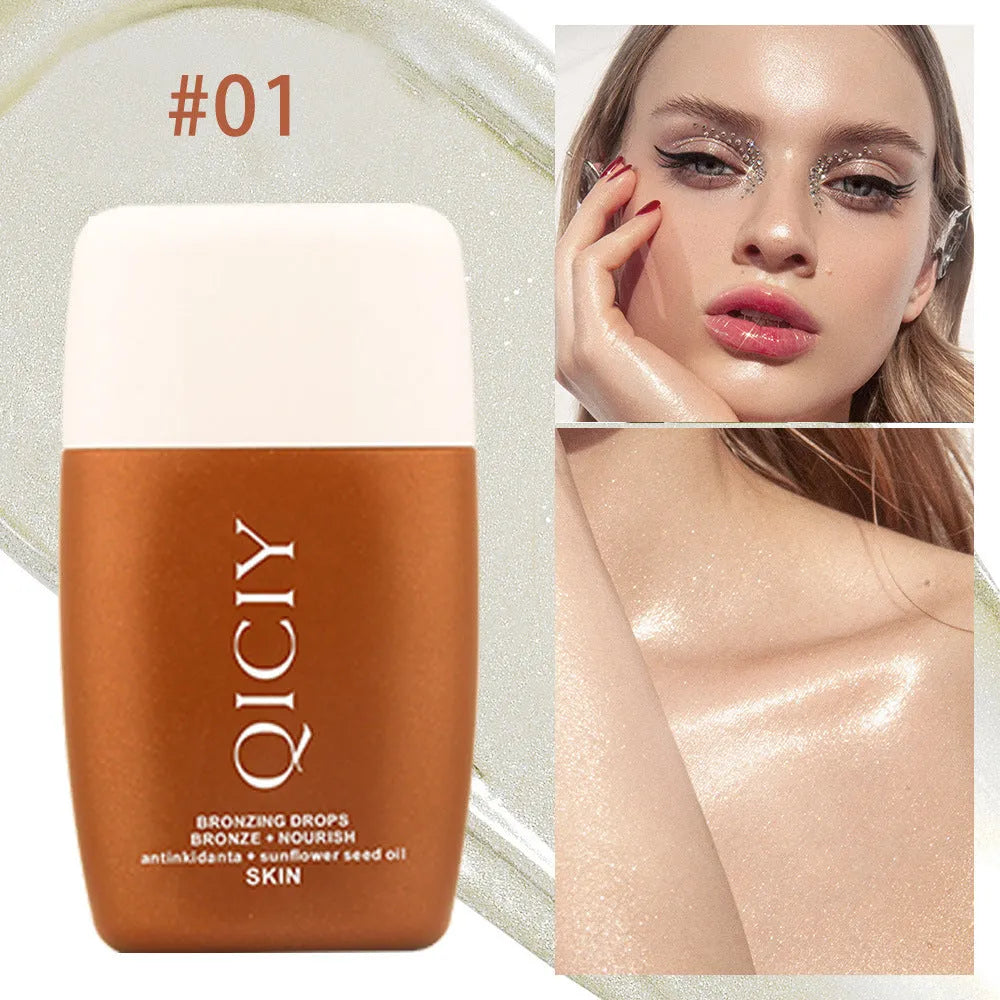 30ml face and body highlighting cream liquid for natural contour brightening with four colour options