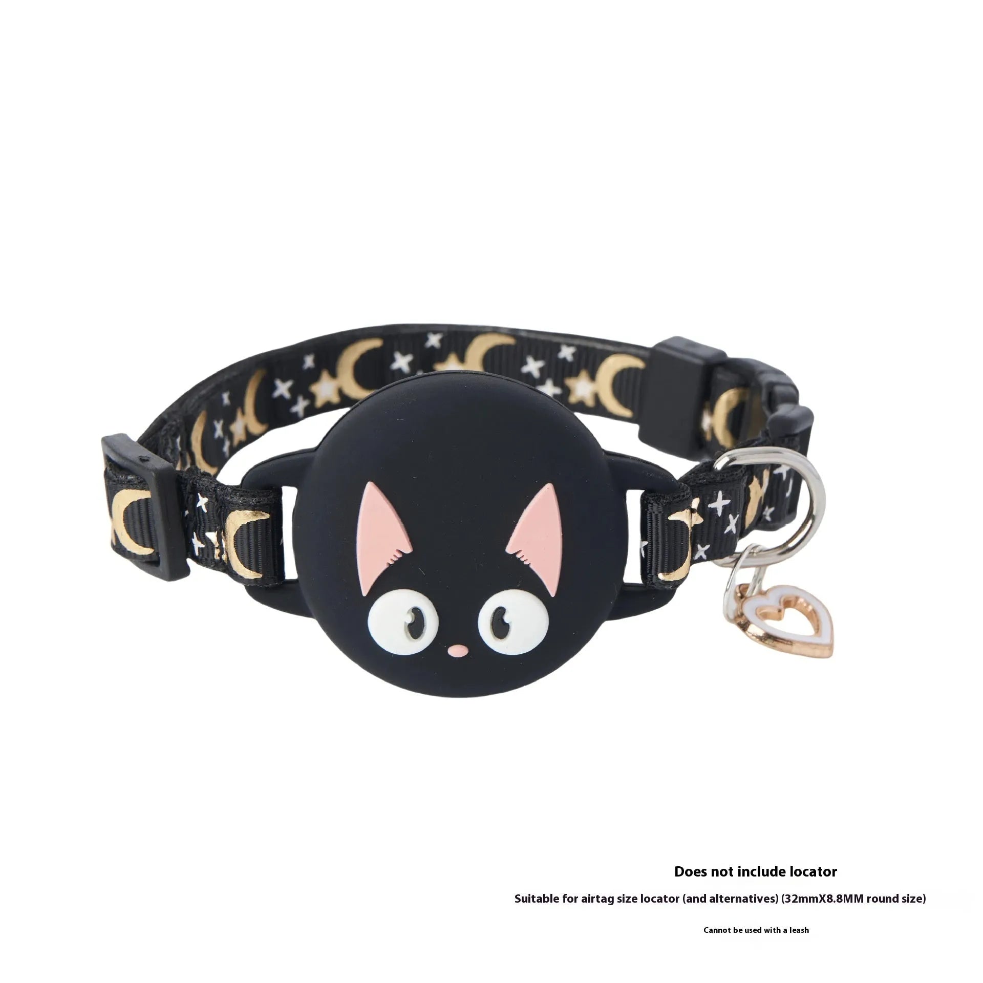 Apple AirTag protective case for pet collar attachment in adjustable sizes and multiple colours