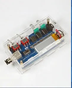 Musical Tesla coil driver board and controller unit with cables for high-voltage plasma arc demonstrations