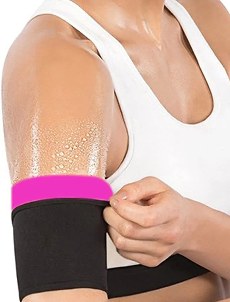 Adjustable sports arm band in multiple colour options with binding strap
