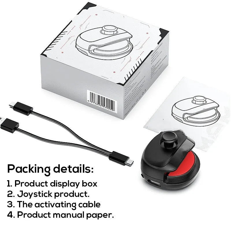 Black or white USB gaming stick controller with ABS plastic construction measuring 8.8cm