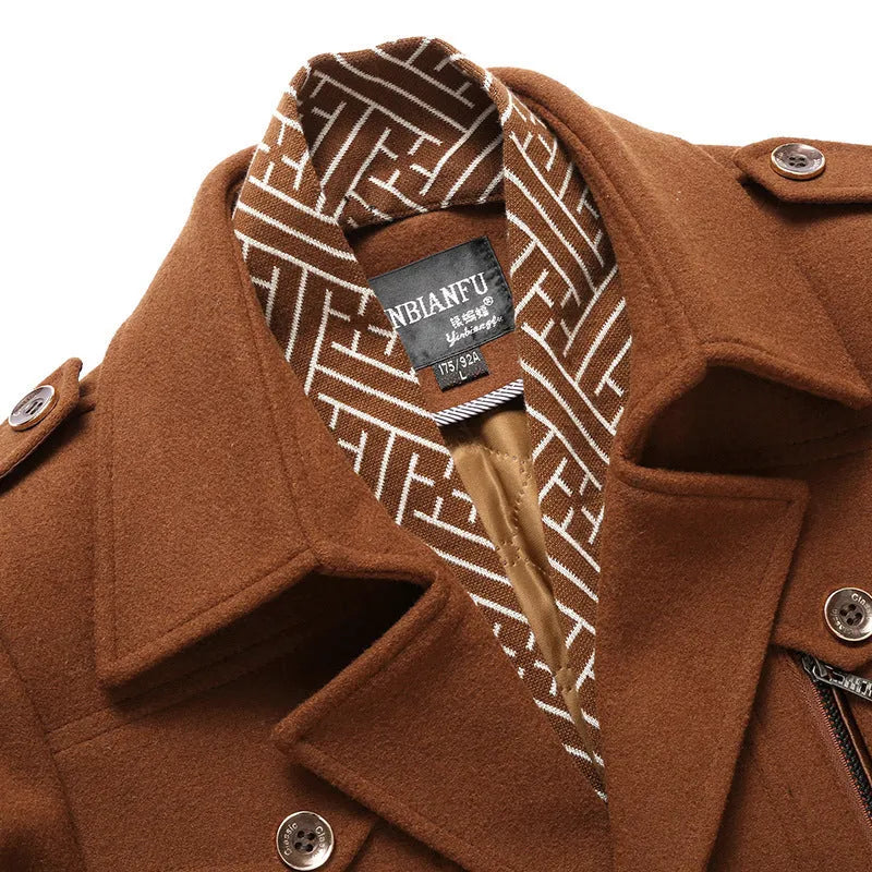 DORCHESTER PEACOAT woolen double-breasted peacoat for men in six colours sizes M to 4XL