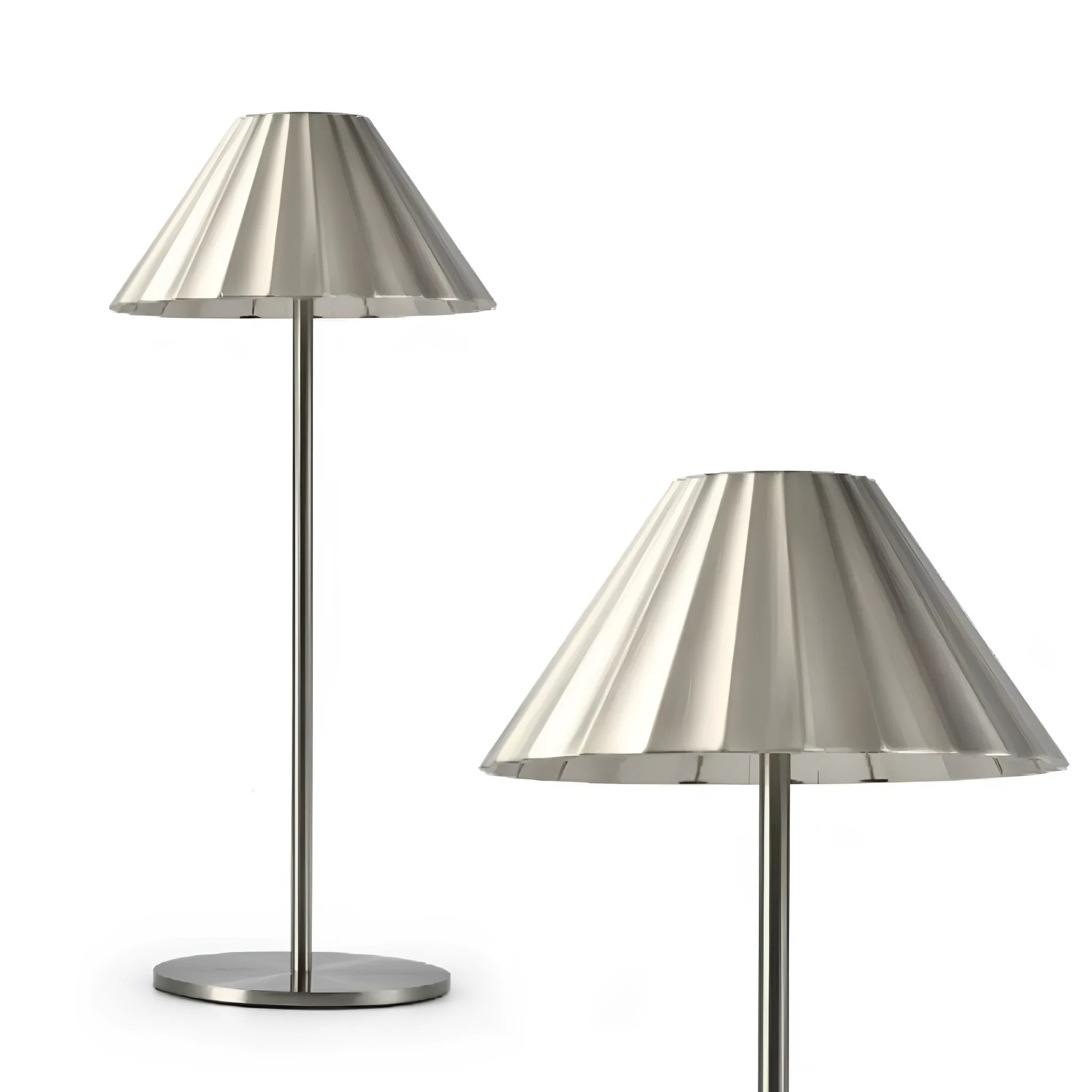 Alloy desk lamp with touch dimming control and USB-C charging port