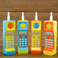 Children's educational toy with sound, light and music features showing cartoon animal designs