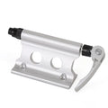 Silver metal bicycle front fork quick release fixing clip for transport and SUV modification