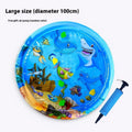 PVC inflatable water cooling bed for pets in dolphin and shark designs