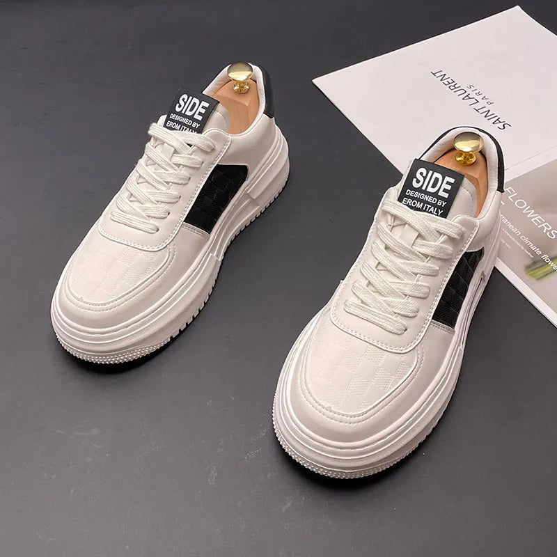 White green and white black unisex sports casual shoes with cloth upper and rubber foam sole