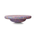 Children's plastic surf balance board in mixed colour wood pattern for 4-6 year olds